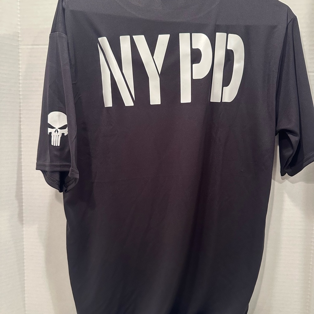 NYPD PUNISHER Black Men's Shirt